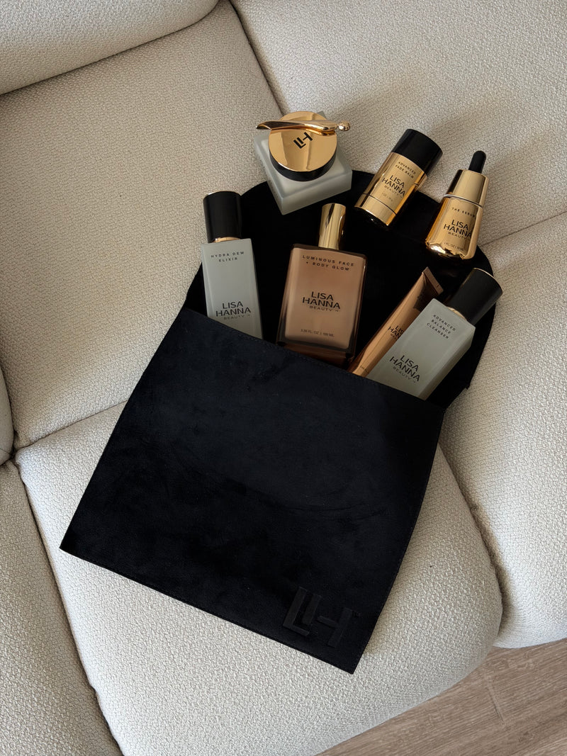 Soft Suede Beauty Bag