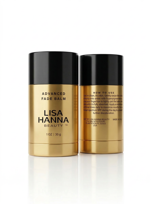 Lisa Hanna Beauty Advanced Fade Balm hyperpigmentation treatment.